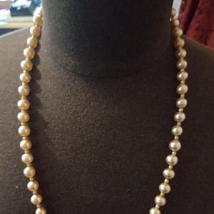 Faux Pearl Necklace